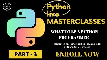 Python Basic To Advance Masterclass By Craw Security | Part 2