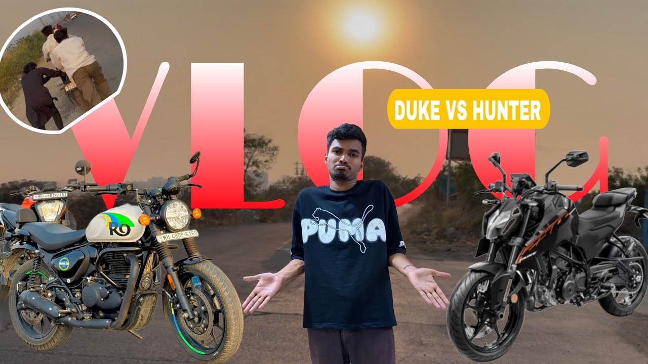Hunter VS Duke 🏍️ || Duke Padli Band 😂🤡 || Vlog No. 10 📸 ||