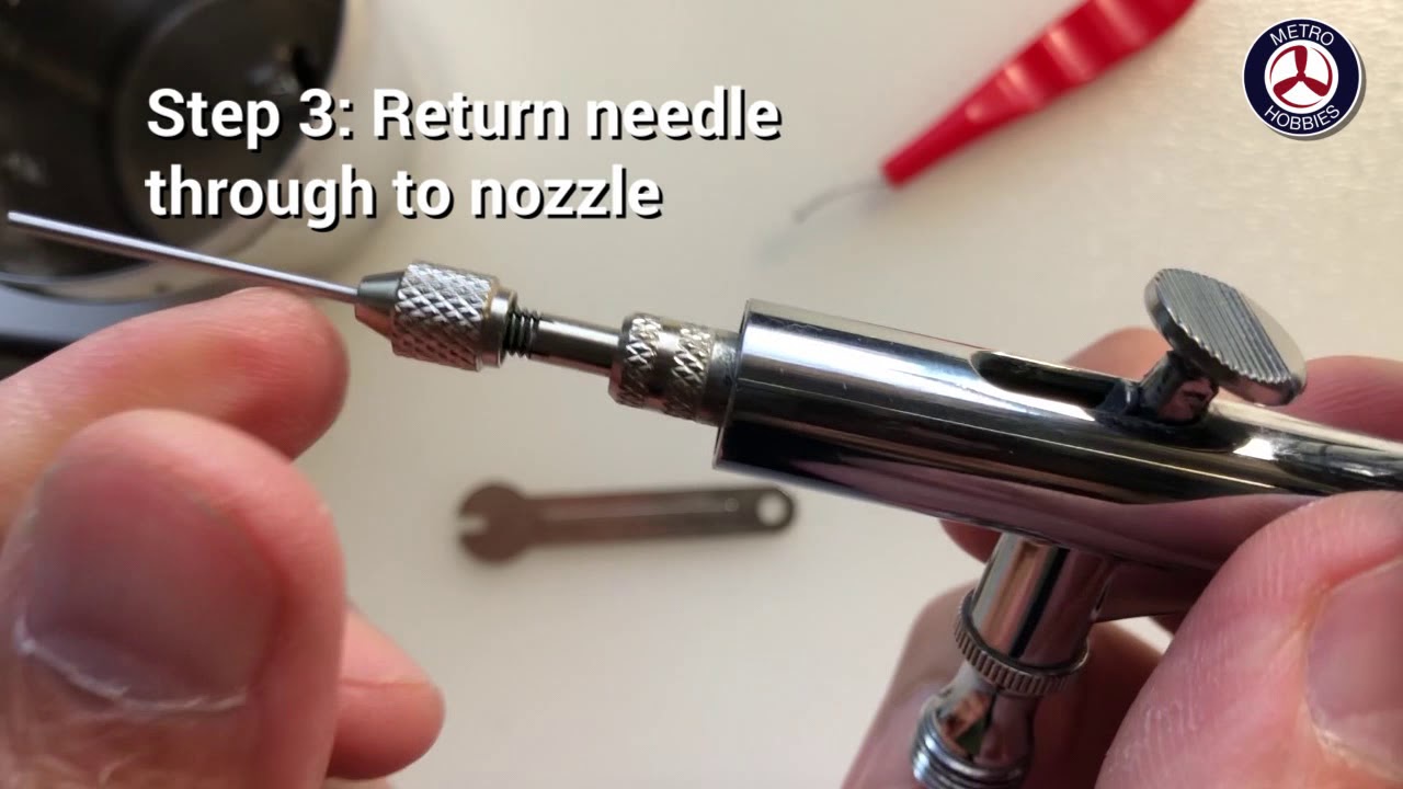 Hobby Basics: How to safely remove an airbrush nozzle - YouTube