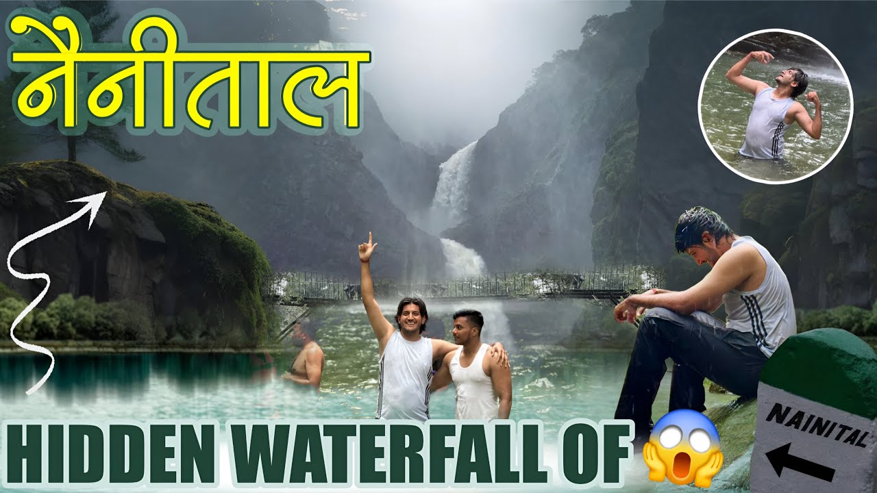 Hidden Waterfall 😱 सीधा बरफ का पानी 🌧️😍 || Maja aagya 🤭 || Manish Bhagat ♥️ ||