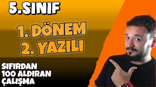 5. Sınıf 1.Dönem 2.Yazılı | Sıfırdan 100 AL | 5.Sınıf Yazılı | 2023