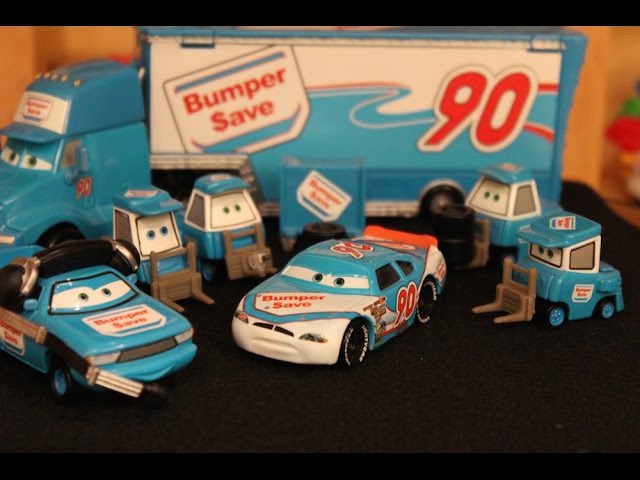 カーズ　マテル　TEAM BUMPER SAVE CREW Mattel Disney Pixar Cars Team Bumper Save (Ponchy Wipeout, Ben