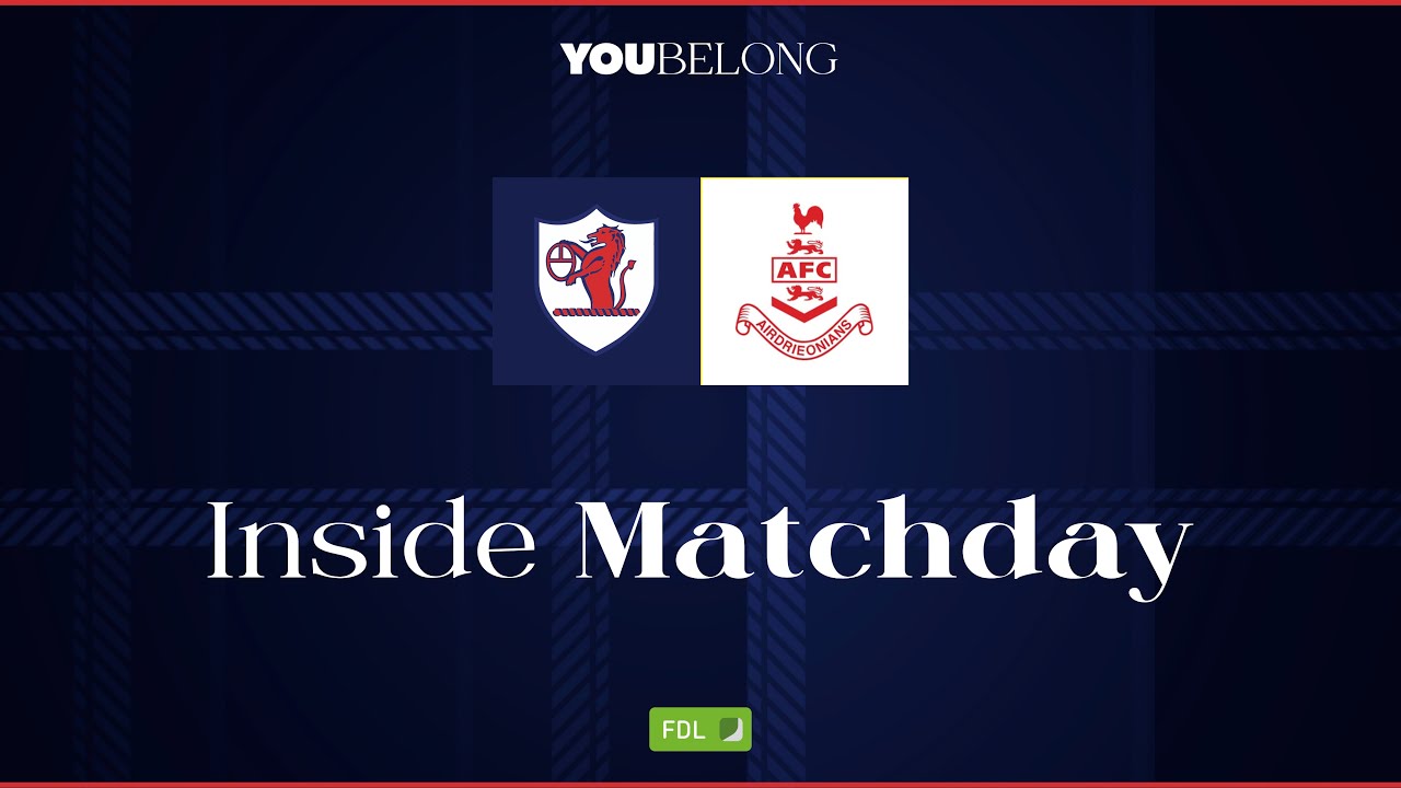 Inside Matchday - Raith Rovers Vs Airdrie FC 04/11/23