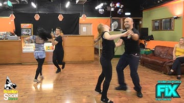 Zouk demo at DanceFix London   Kleber Saude   Arthur Gontijo   Anna de Simoni   kriselda Rabino