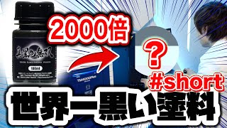 世界一黒い塗料は電子顕微鏡で見ても黒いのか・・・#Shorts