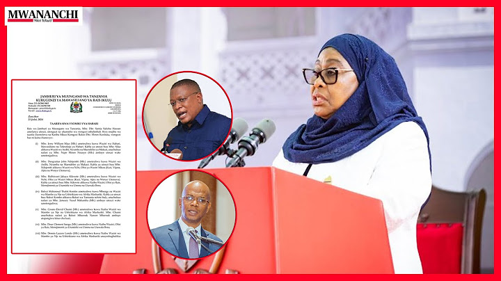 #breakingnews Rais Samia awafyeka Makamba, Nape na Byabato, mkeka wote huu hapa