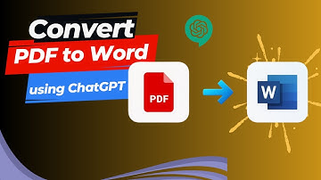 Convert PDF to Word Instantly with ChatGPT – Here’s How!