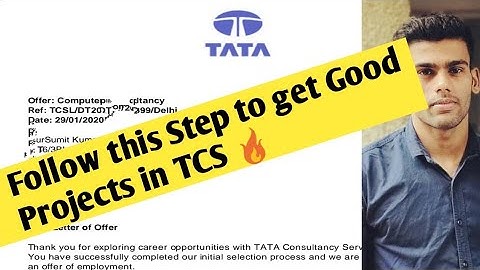 Follw this step to get good Projects in TCS