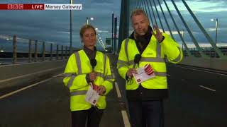 Bbc North West Tonight Opening & Closing- Mersey Gateway Bridge