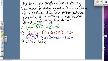 Simplify Expressions With Parentheses