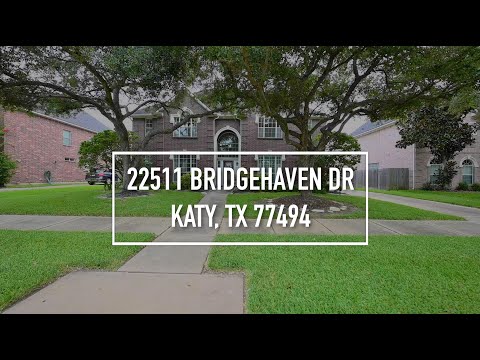 22511 Bridgehaven Dr, Katy, TX home video tour
