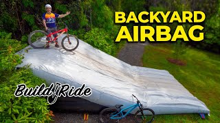 Making our backyard airbag jump twice as fun