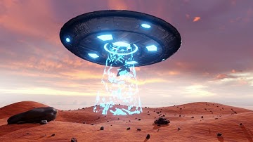 Mysterious ufo short animated movie blender 2.9 evee