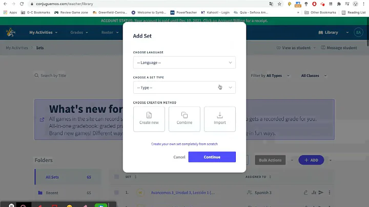 Conjuguemos: Creating a Fill-in-the-Blank Verb Activity
