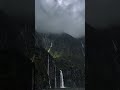 📍Milford Fiordland. New Zealand 🥹🇳🇿#waterfall #newzealand #travel #nature