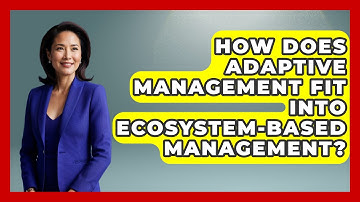 How Does Adaptive Management Fit Into Ecosystem-Based Management? - Ecosystem Essentials