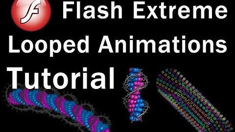 Flash Tutorial : Animated 3D Spirographs, DNA, Wormholes, Spirals, and Tubes with Optical Illusion