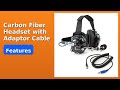 REVIEW (2025): Carbon Fiber Headset with Adaptor Cable. Features.