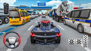New Black Extreme Car Driving In New 8 Lane Expressway - 3D Driving Class Simulator 2025 #cardriving screenshot 2