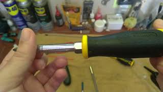 Como colocar bits na chave stanley 6 em 1 antiga