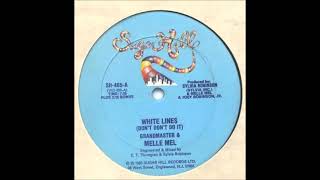 GRANDMASTER & MELLE MEL/WHITE LINES 超激レア