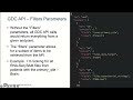 Overview of the GDC Application Programming Interface – March 27, 2023 GDC Monthly Webinar