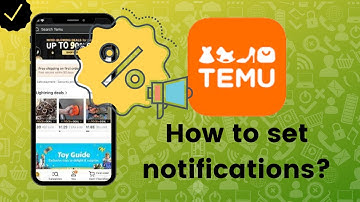 How to set notifications for promotions in Temu?