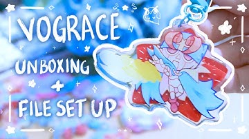 ★ Making Acrylic Charms with Vograce ☆ ★ Setting up files + Review and Unboxing