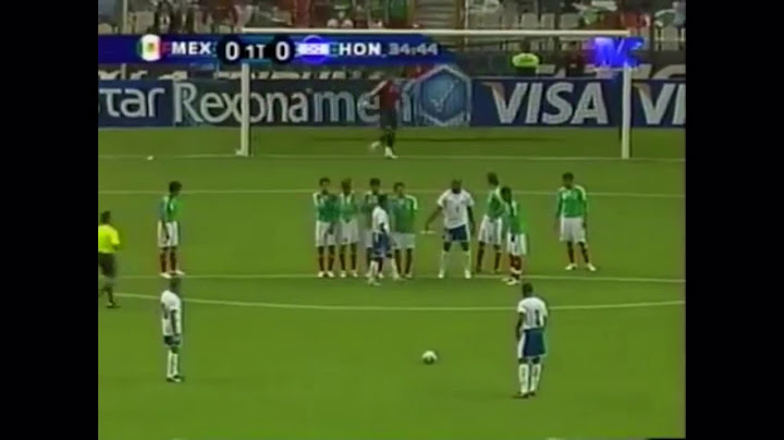 Golazo de Rambo De Leon Mexico vs Honduras
