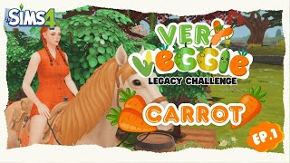 Very veggie : Carrot Ep.1 || The Sims 4: Legacy challenge