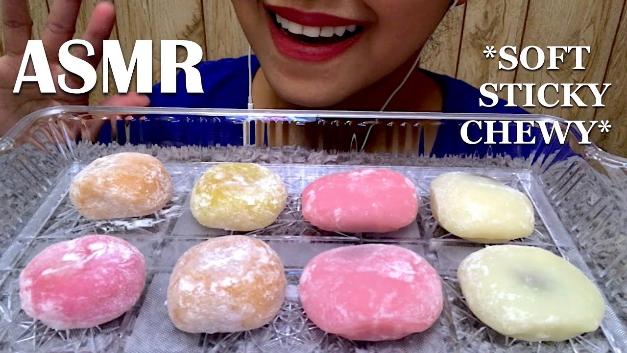 ASMR MOCHI | SOFT CHEWY STICKY EATING SOUNDS | No Talking | Chele ASMR
