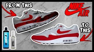 how to clean nike air max