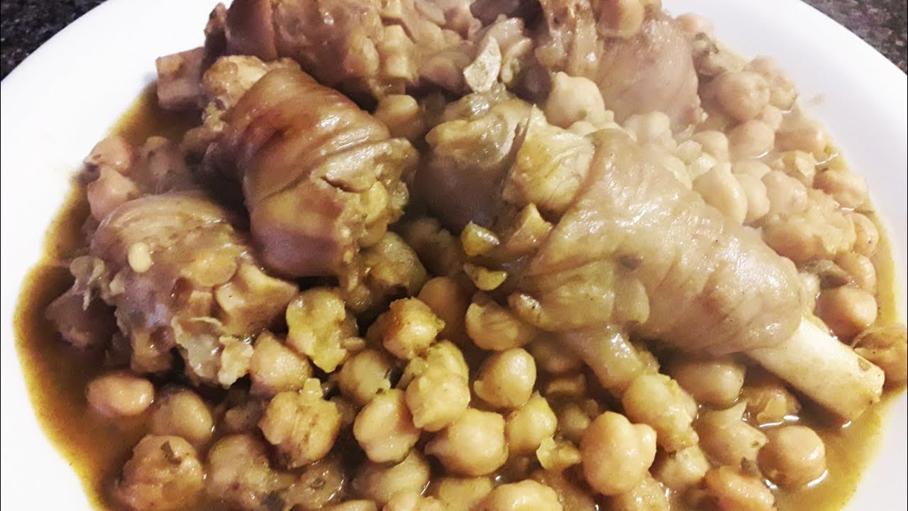 Un manjar para tu paladar|manitas de cordero con garbanzos fácil y rápido|estilo Marroquí