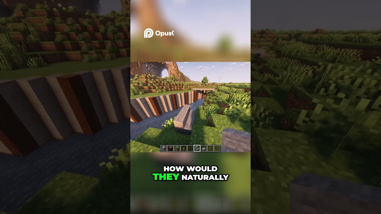 Mastering Realistic Natural Bridges in Minecraft