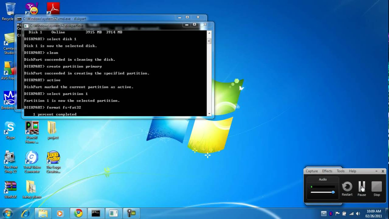 cmd ไวรัสซ่อนไฟล์  New Update  [How to]Repair a Corrupted Flash Drive using CMD (Command Prompt)