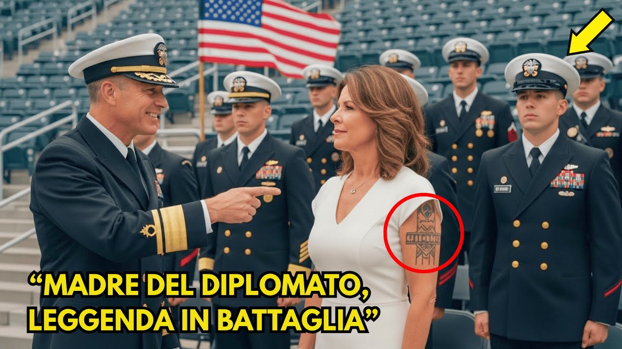 Voleva solo vedere il diploma del figlio, finché un comandante Navy SEAL vide il tatuaggio e gelò