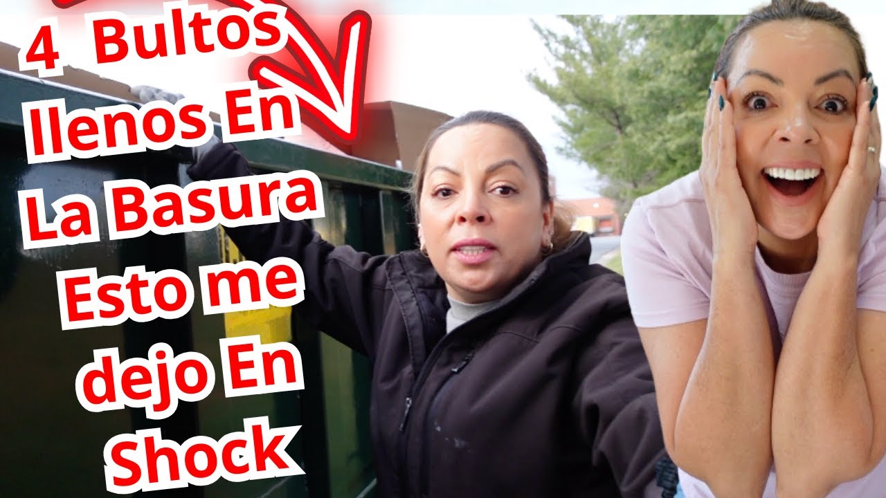 VEAN LO QUE TIRARON EMPLEADOS A LA BASURA ESTA VES😱😳🇺🇸#NoemyBLaSalvadoreña