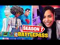 Reacting to the *NEW* Season 7 Battle Pass (Buying ALL Tiers) - Chica