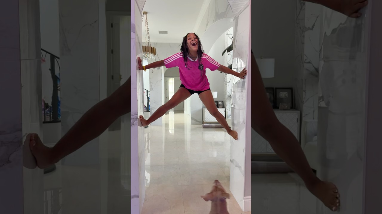 What is she doing up there!?