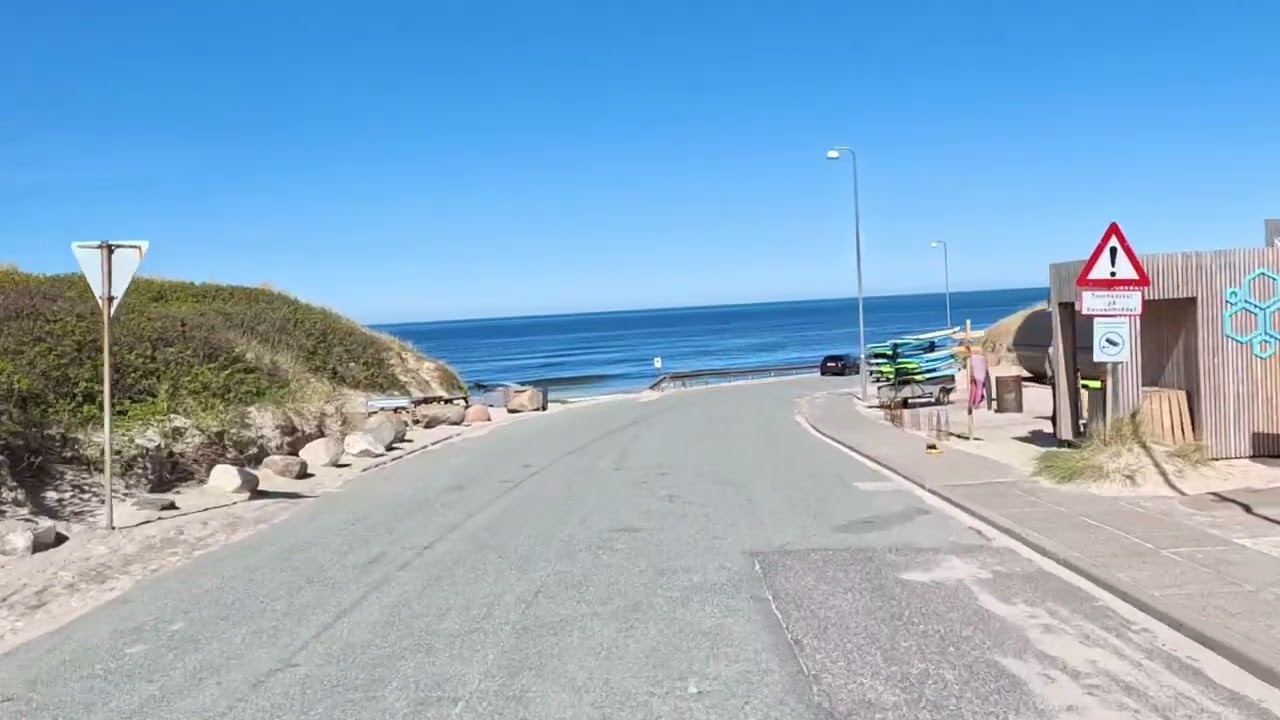 Costal Drive in Hirtshals Denmark