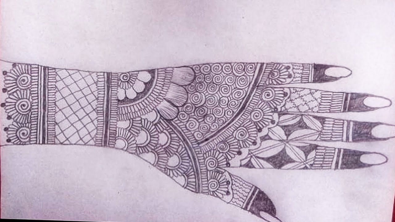 Full hand Mehandi design | simple Mehandi design for front hand | back hand full Mehandi design 