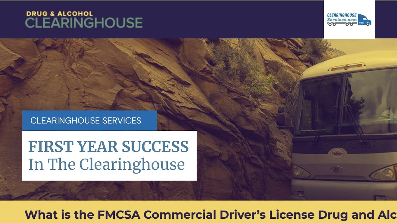 The FMCSA Clearinghouse First YEAR Success Data (2020 FMCSA Clearinghouse Stats)