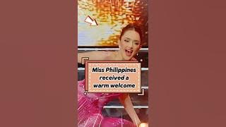 Miss Philippines received a warm welcome -1 #shorts#celebrity#missuniverse#actor