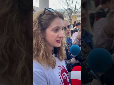 Марта Стевковска од организациониот одбор за осми март