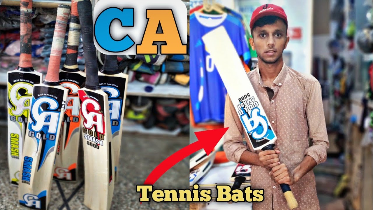 CA TAPE TENNIS CRICKET BATS | SHORT HANDLE TAPE BOL BATS | CA BATS