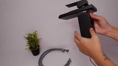 Vòi lavabo nóng lạnh có đèn cảm ứng đổi màu theo nhiệt độ 414