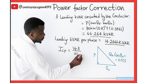 Power factor correction by using reactive power difference