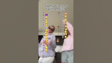 Spell your name with emojis! Comment what your emoji name is! Credits to @brookieandjessie #fypシ