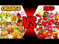 Team ORANGE vs RED - Which Plant Team's NOOB? - PvZ 2 Team Plant Vs Team Plant