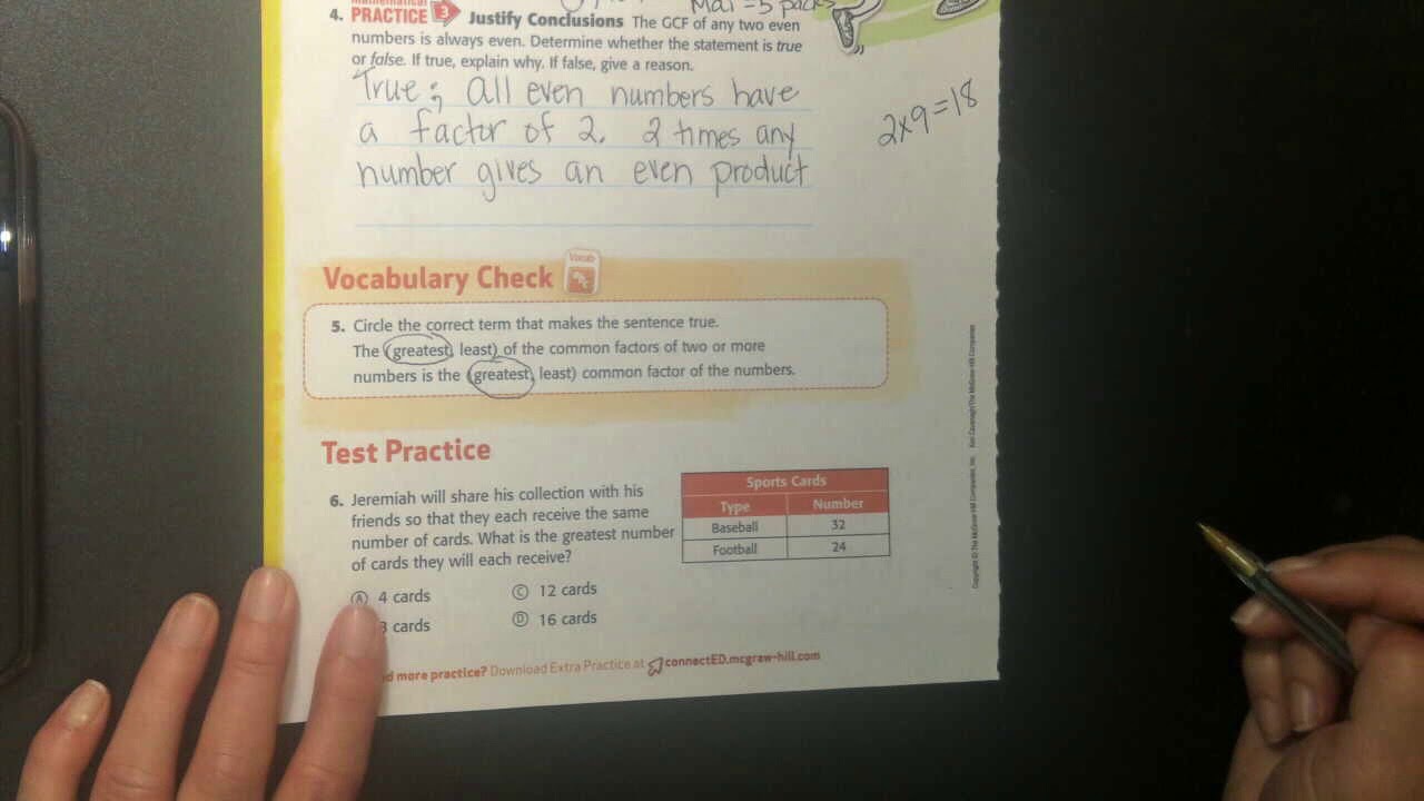 my homework lesson 1 prime factorization